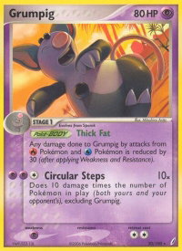 Grumpig - Crystal Guardians (CG) #20/100 - Rare Pokémon Trading Card
