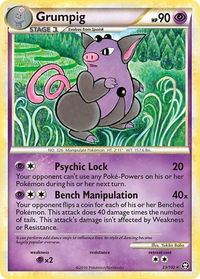 Grumpig - Triumphant (TM) #23/102 - Rare Pokémon Trading Card
