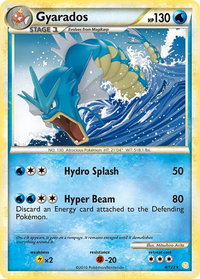 Gyarados - HeartGold SoulSilver (HS) #4/123 - Holo Rare Pokémon Trading Card