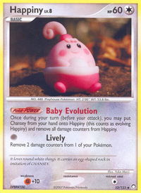 Happiny - Mysterious Treasures (MT) #52/123 - Uncommon Pokémon Trading Card