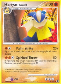 Hariyama - Great Encounters (GE) #41/106 - Uncommon Pokémon Trading Card
