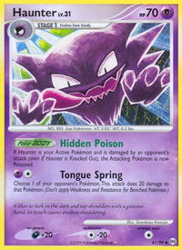Haunter (41) - Arceus (AR) #41/99 - Uncommon Pokémon Trading Card