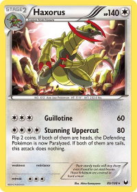Haxorus - Dark Explorers (DEX) #89/108 - Holo Rare Pokémon Trading Card