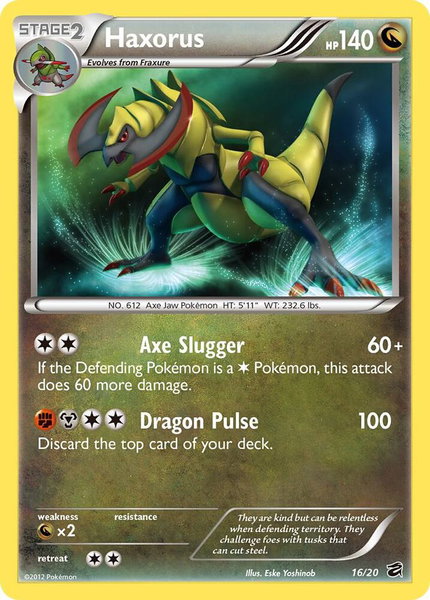 Haxorus - Dragon Vault Pokémon trading card