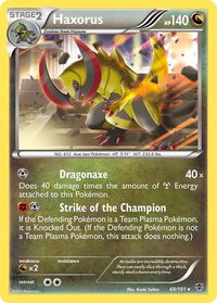 Haxorus - Plasma Blast (PLB) #69/101 - Holo Rare Pokémon Trading Card