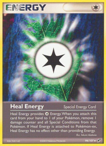 Heal Energy trading card from Deoxys Heal Energy - Deoxys Pokémon trading card