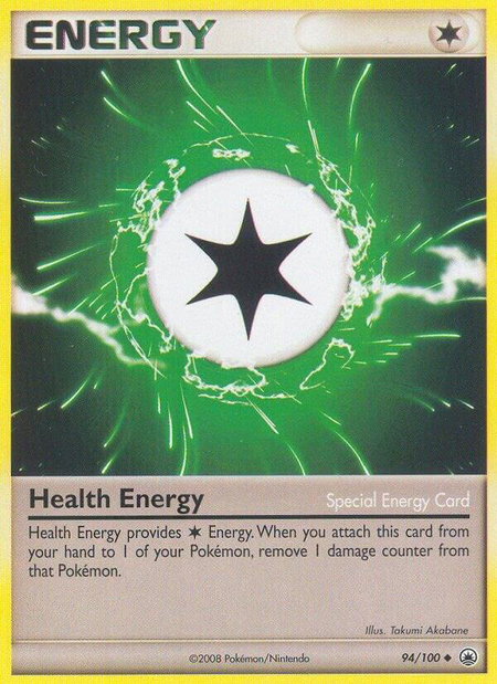 Health Energy - Majestic Dawn Pokémon trading card