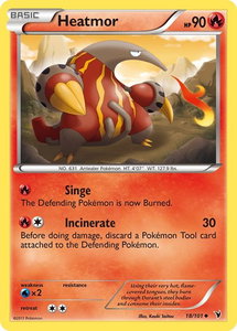 Heatmor - Noble Victories (NVI) #18/101 - Uncommon Pokémon Trading Card