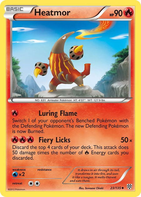 Heatmor - Plasma Storm Pokémon trading card