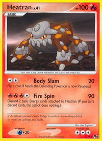 Heatran - POP Series 8 (POP) #001/017 - Rare Pokémon Trading Card