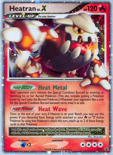Heatran LV.X - DP31 - Diamond and Pearl Promos Pokémon trading card