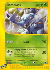 Heracross - Skyridge (SK) #064/144 - Common Pokémon Trading Card