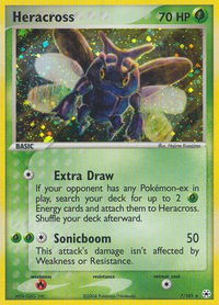 Heracross - Hidden Legends (HL) #7/101 - Holo Rare Pokémon Trading Card