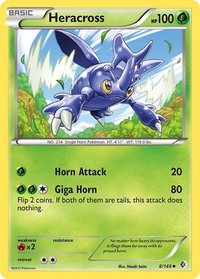 Heracross - Boundaries Crossed (BCR) #8/149 - Uncommon Pokémon Trading Card