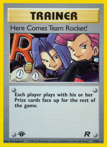 Here Comes Team Rocket! (15) - Team Rocket Pokémon trading card