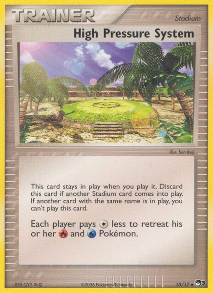 High Pressure System trading card from POP Series 3 High Pressure System - POP Series 3 Pokémon trading card