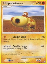 Hippopotas - Majestic Dawn (MD) #66/100 - Common Pokémon Trading Card