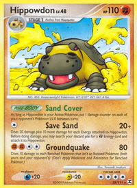 Hippowdon - Rising Rivals (RR) #25/111 - Rare Pokémon Trading Card