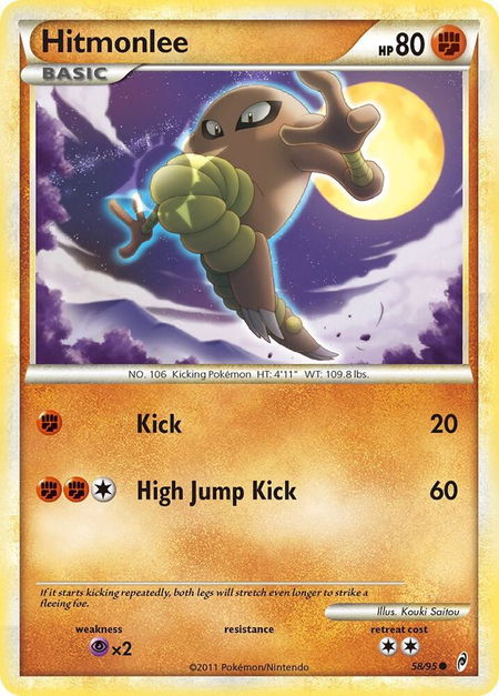 Hitmonlee - Call of Legends Pokémon trading card