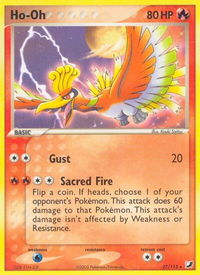 Ho-Oh - Unseen Forces (UF) #27/115 - Rare Pokémon Trading Card