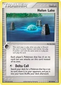 Holon Lake trading card from Holon Phantoms Holon Lake - Holon Phantoms Pokémon trading card