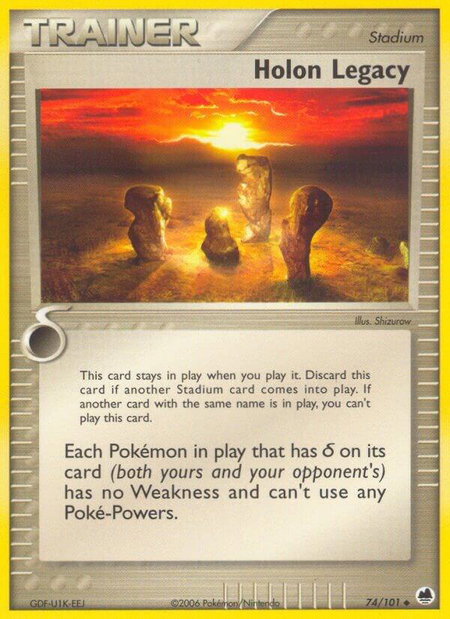 Holon Legacy - Dragon Frontiers Pokémon trading card