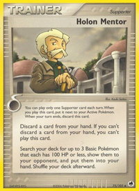 Holon Mentor - Dragon Frontiers (DF) #75/101 - Uncommon Pokémon Trading Card