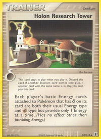 Holon Research Tower - Delta Species (DS) #94/113 - Uncommon Pokémon Trading Card