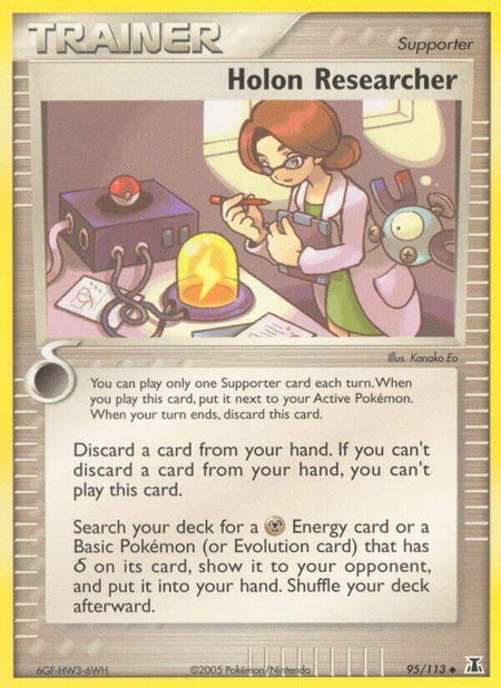 Holon Researcher - Delta Species Pokémon trading card