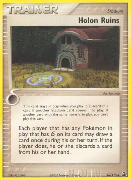 Holon Ruins - Delta Species Pokémon trading card