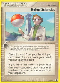 Holon Scientist - Delta Species (DS) #97/113 - Uncommon Pokémon Trading Card