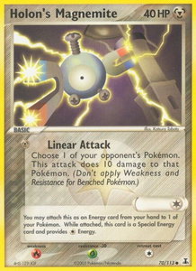 Holon's Magnemite - Delta Species (DS) #70/113 - Common Pokémon Trading Card
