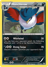 Honchkrow - Dragons Exalted (DRX) #73/124 - Rare Pokémon Trading Card