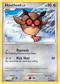 Hoothoot - Diamond and Pearl (DP) #85/130 - Common Pokémon Trading Card
