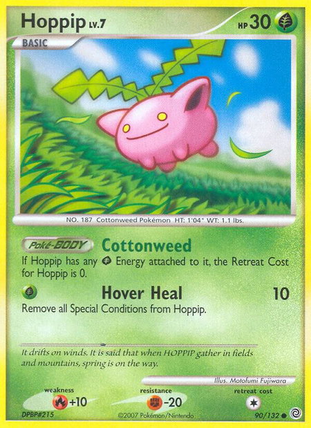 Hoppip - Secret Wonders Pokémon trading card