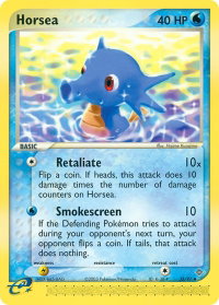 Horsea - 33/97 - Dragon (DR) #33/97 - Uncommon Pokémon Trading Card