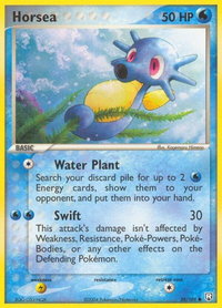 Horsea - Team Rocket Returns (RR) #58/109 - Common Pokémon Trading Card