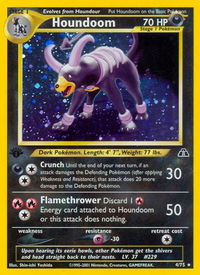 Houndoom (4) - Neo Discovery (N2) #04/75 - Holo Rare Pokémon Trading Card