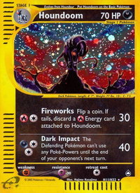 Houndoom (H11) - Aquapolis (AQ) #H11/H32 - Holo Rare Pokémon Trading Card
