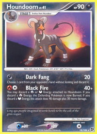 Houndoom - Great Encounters (GE) #18/106 - Rare Pokémon Trading Card