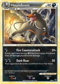 Houndoom - Undaunted (UD) #5/90 - Holo Rare Pokémon Trading Card