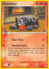 Houndour - 059/109 - Team Rocket Returns (RR) #59/109 - Common Pokémon Trading Card