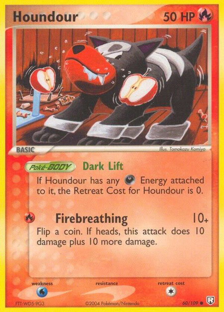 Houndour - 060/109 - Team Rocket Returns Pokémon trading card
