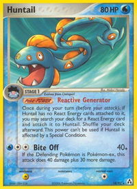 Huntail - Legend Maker (LM) #18/92 - Rare Pokémon Trading Card