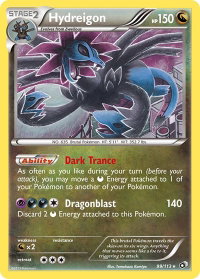 Hydreigon - Legendary Treasures (LTR) #99/113 - Holo Rare Pokémon Trading Card