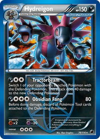 Hydreigon (Team Plasma) - Plasma Freeze (PLF) #78/116 - Holo Rare Pokémon Trading Card