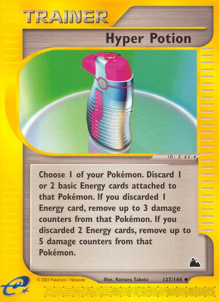 Hyper Potion - Skyridge Pokémon trading card