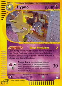 Hypno (H12) - Aquapolis (AQ) #H12/H32 - Holo Rare Pokémon Trading Card