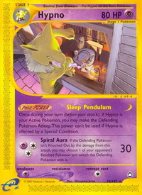 Hypno - Aquapolis (AQ) #016/147 - Rare Pokémon Trading Card