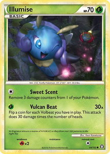 Illumise - Triumphant (TM) #64/102 - Common Pokémon Trading Card